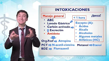 ¿Cuáles son los principales tipos de intoxicación?