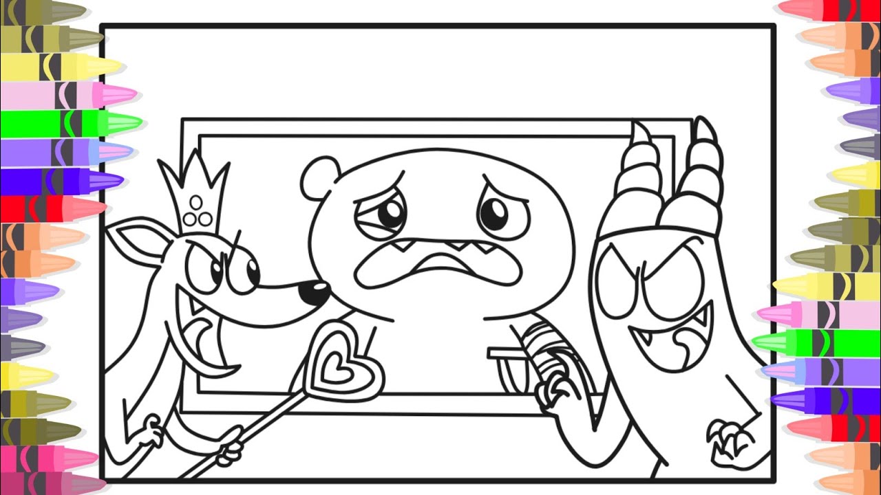 Garten of BanBan 3 Coloring Pages | QUEEN BOUNCELIA VS JUMBO ...