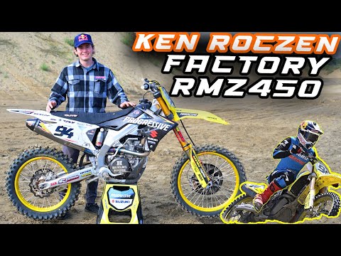 We Ride Ken Roczen's Factory RMZ450!