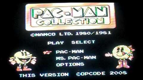 Unboxing Colecovision Pac Man Collection by OPCODE Games