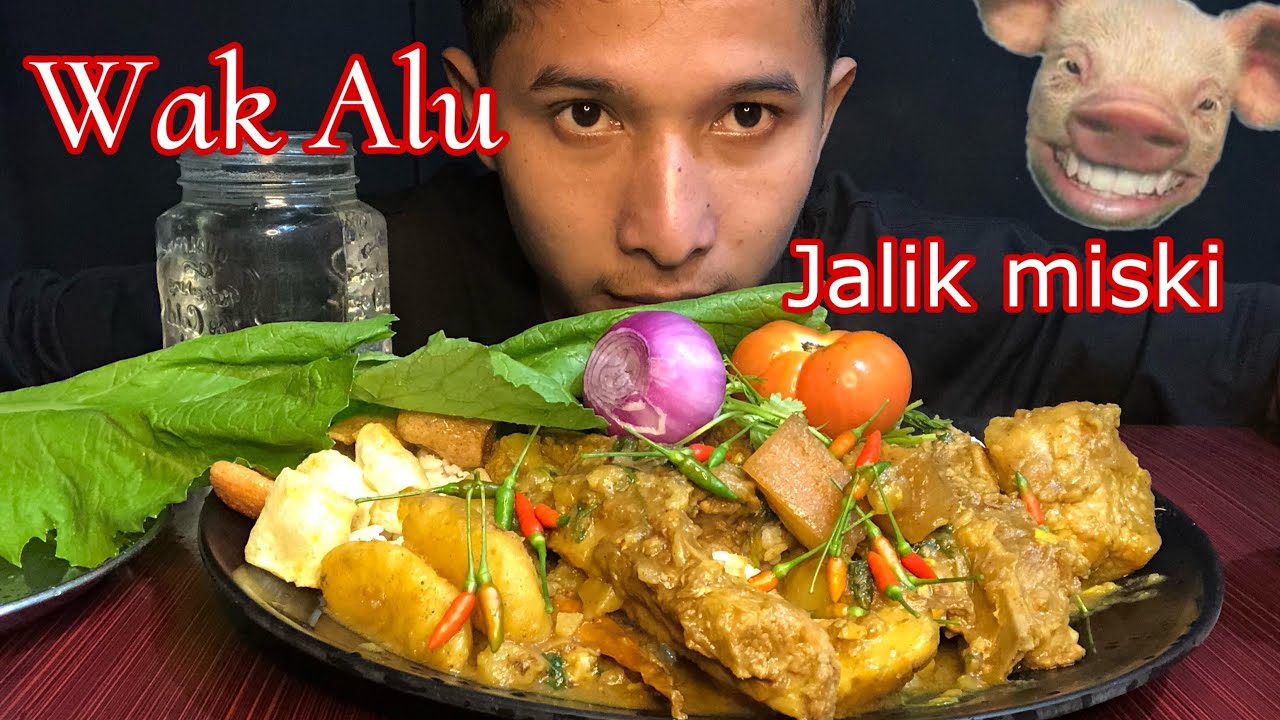 Eating Spicy 🥵 Pork curry Mustard leaf and mini chilies #garo #mukbang #northeastindia