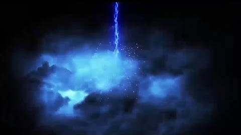 ⛈️Blue Cloud Storm⛈️⚡ Intro Template No Text + Free Download