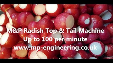 Radish Top & Tail Machine 2019