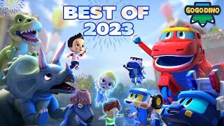 [GOGODINO] 2023 Top Episodes of The Year | Best of 2023❗️ | Dinosaur for Kids | Cartoon | Robot Toys
