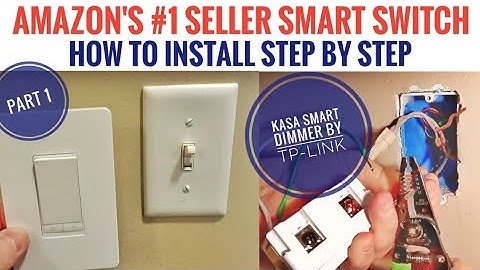 HOW TO INSTALL Kasa Smart Dimmer Switch TP-LINK Works with Amazon Alexa Wifi HS220P3
