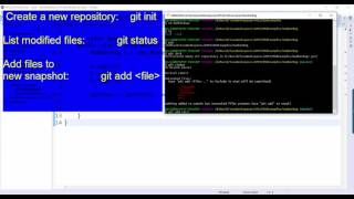 Git 1 - Create a repository and take snapshots of your codebase