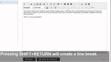 Javelin CMS - Text Module: Adding & Typing Text