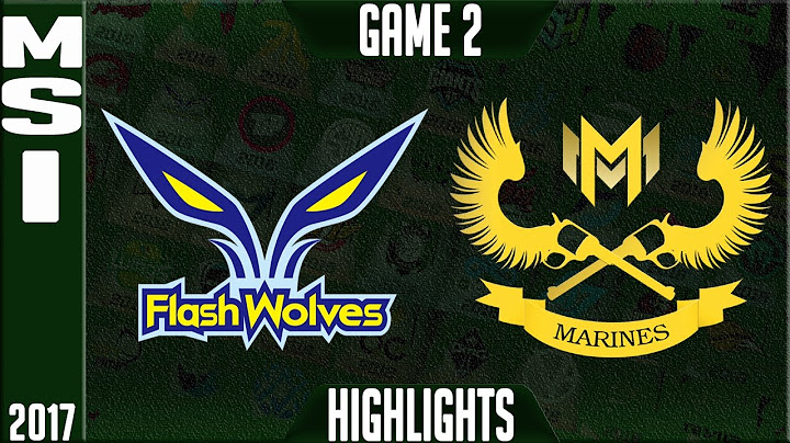 Flash Wolves vs Gigabyte Gaming Highlights MSI 2017 Day 5 Group Stage - FW vs GAM