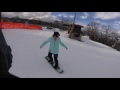 First Time Snowboarding