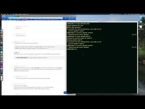 I got php7 apache module to load