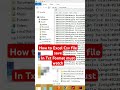 The Hidden Features of Excel
