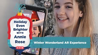 Holiday Even Brighter with Annie Rose: Winter Wonderland AR Experience
