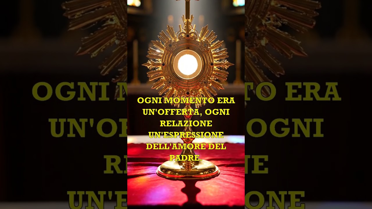 15 MINUTI CON GESU SACRAMENTATO - Dalla Sofferenza alla Tua Santa Casa