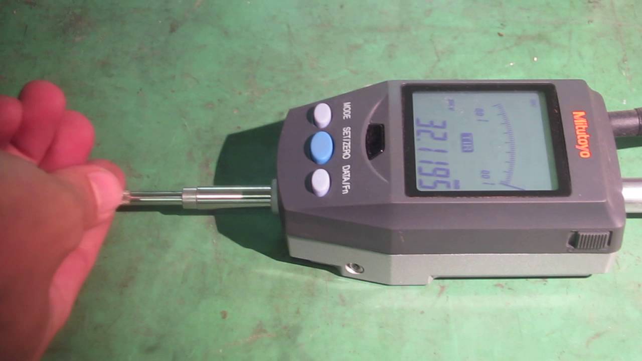 Mitutoyo IDH0530 Digimatic indicator 動作確認 YouTube