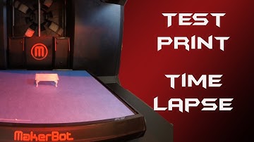 First test print using Maker Bot replicator 5th gen 3D printer