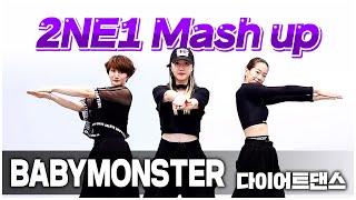 '2NE1 Mash up' - BABYMONSTER I 다이어트댄스 I 거울모드MIRRORED