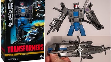 Transformers age of the primes vortex review. G1 generations combiner wars comparison video Bruticus