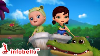 Row, Row, Row Your Boat | Kids Rhymes And Baby Songs | Infobells