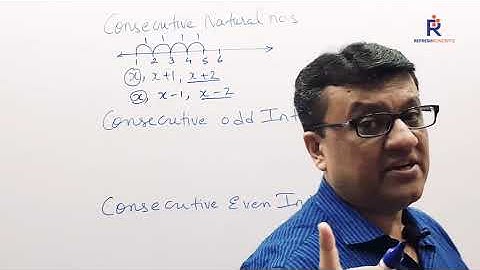 Quadratic Equations ( Concept of Consecutive Numbers )