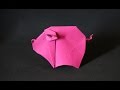Origami pig hong tin quyt