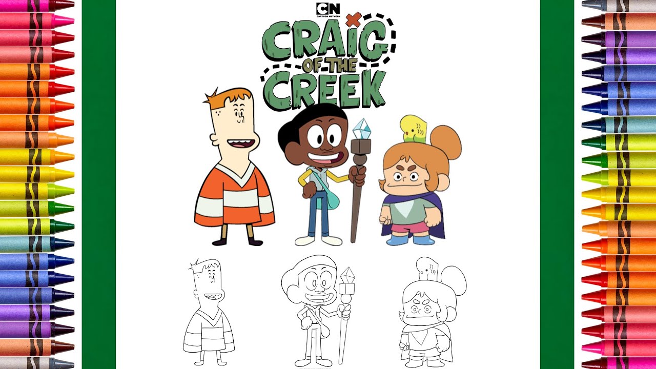 The Coloring Couple Presents: Coloring Craig of the Creek Compilation ...