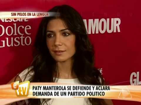 Patricia Manterola aclar demanda