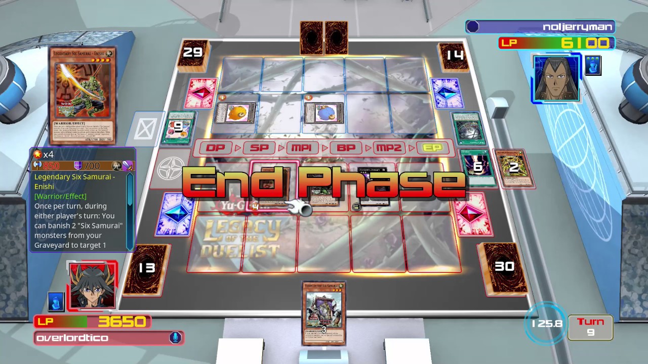 Yugioh Online SIX SAMURAI vs BLACK GARDEN ARMED SAMURAI BEN KEI Legacy of the Duelist