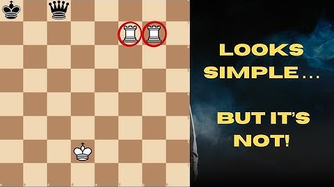 Two Rooks vs Queen: Not as Easy as It Looks! #Chess #Endgame #RookVsQueen