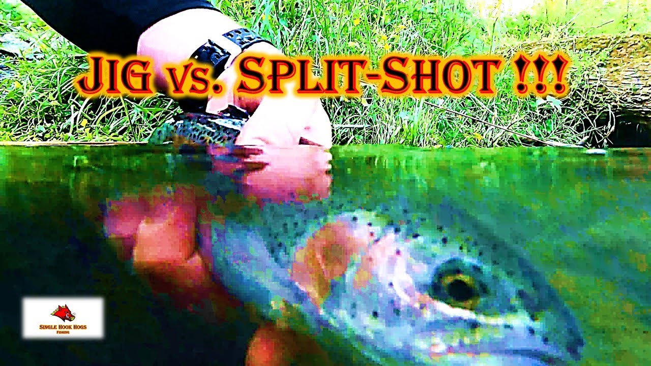 Are Split-Shots Better Than Jig-Heads ? [ Trout Fishing Must-Know