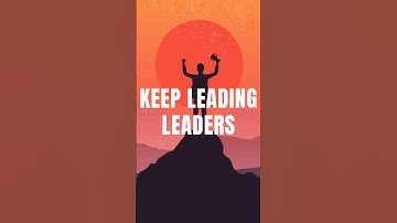 Keep Leading Leaders #indianleadershipacademy #motivation #keepleading #leadership