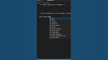 Django bucle for #django #desarrollobackend #python