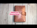 SMARTFEE PERSONAL RINGS PLANNER | Pink Oil Pull-up Leather