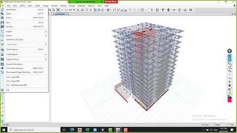 How to open - import ETABS file into different versions of ETABS
