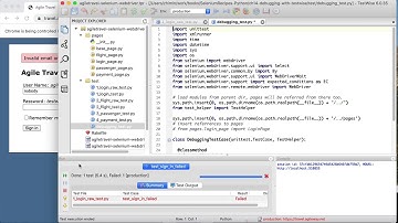TestWise (mac) Tutorial: Attach Selenium Pytest steps to an existing browser