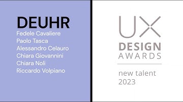 Meet the Winners: UX Design Award | New Talent 2023: DEUHR