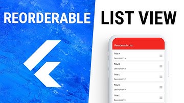 Flutter ReorderableListView Widget