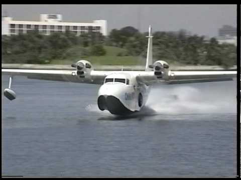 Grumman G-73T Mallard landing