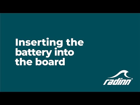 Radinn Tutorials | Inserting the battery into the board