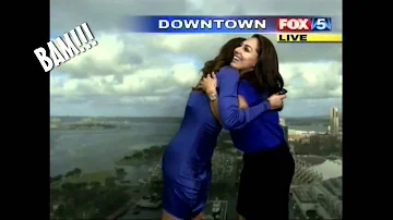 Chrissy Russo of Fox5 San Diego wearing a sexy blue dress!