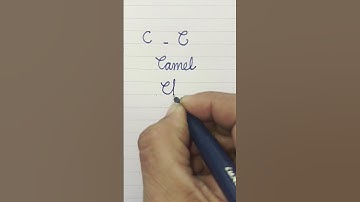 How to write capital letter C in cursive writing | Practice cursive writing #shorts #cursive #video✨