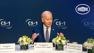 President Biden Hosts a Meeting of the Central Asia 5 + 1