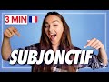 Learn FRENCH in 3 minutes : Le subjonctif made easy 🇫🇷