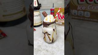 Twix Ice Cream Milkshake #cocktail #drink #milkshake #icecream