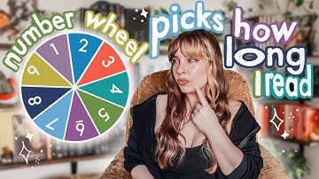 Random Number Generator Picks How Long I Read For a Week 😵‍💫📚✨