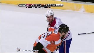 Brandon Prust vs Zac Rinaldo Jan 8, 2014