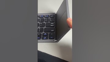 Compact foldable keyboard for on-the-go work #foldingkeyboard