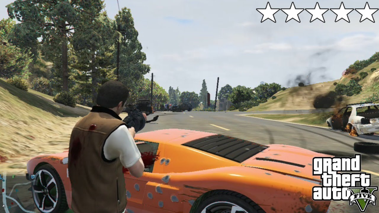 GTA 5 Epic Police Chase With Michael + Franklin & Bullet Car #3 (GTA 5 ...