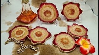 #870 WOOHOO! I Used My DIY Silicone Molds To Make These Awesome Geode Resin Coasters
