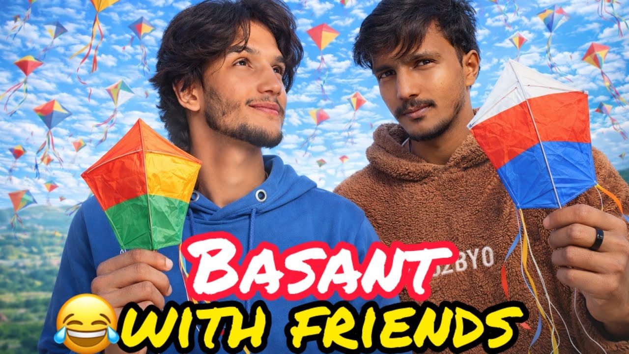 BASANT WITH FRIENDS FUNNY VLOG ||CRAZYJUTTVLOGGERS||