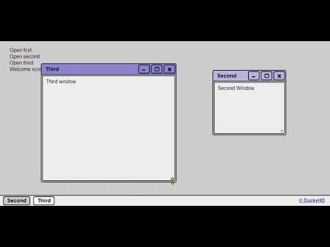 Duckdows - HTML Windows Clone